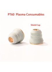 IPT-60 PT60 PTM-60 PT-40 IPT-40 52582 البلازما قطع آلة الاستهلاكية القطب فوهة نصائح الدوامة الدائري درع كاب