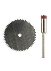 XCAN Saw Blade 11pcs Stainless Steel Mini Saw Blade With Spindle Wood Metal Cutting Tool Disc Circular Saw Disc Woodworking Tool