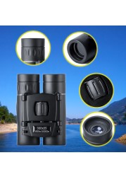 HD 5000m Portable Mini Zoom Binoculars Powerful 300x25 Folding Binoculars Long Distance Low Light Night Vision Professional