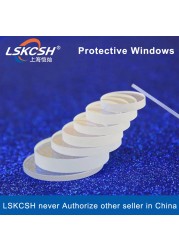 LSKCSH laser protective windows 22.35*4 27.9*4.1 30*5 36*5 37*7 1064nm fused silica quartz for raytool WSX welding parts