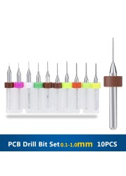 XCAN PCB مثقاب الخشب 0.1-1.0 مللي متر كربيد التنغستن مثقاب الخشب الصغيرة لطباعة لوحة دوائر كهربائية