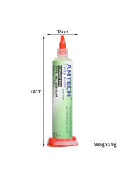 AMTECH NC-559-ASM BGA PCB No Clean Soldering Paste Advanced Soldering Oil Flux Grease 10cc Soldering Repair Paste