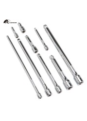 3-Piece/9-Piece Extension Bar Set 1/4", 3/8" and 1/2" Tip Wrench Accessories