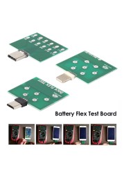 Micro USB Dock Flex Test Board for iPhone 11 xs x 6 7 8 Android Phone U2 Micro USB 8 Pin Type-C Battery Power Charging Dock Flex