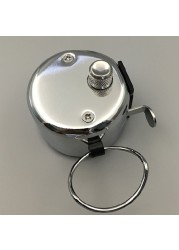 Stainless Steel Hand Recorder Counter 4 Digit Mechanical Clicker With Finger Ring M19 20 Dropship