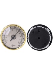 72mm Small Round Gold Hygrometer Hygrometer No Battery Needed