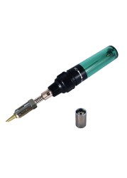 1300 Celsius Butane Gas Welding Soldering Irons Welding Pen Burner Blow Torch Gas Soldering Iron Tip Butane Cordless