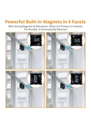 نيوتيك صندوق مستوى رقمي منقلة زاوية مكتشف مستوى مقياس شطبة مقياس الميل مع الخلفية المغناطيسية القائمة مقاوم للماء