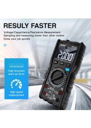 MESTEK DM100 High Speed ​​Dual Core T-rms Digital Multimeter NCV Alarm with Multimeter