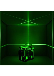 Fast Laser Level 12 Lines 3D Self Leveling 360 Super Horizontal and Vertical Green Laser Level