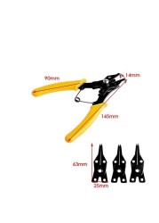 Krachtige - 4 in 1 Closing Pliers, Ring Set, Jewelry Pliers, Inner Outer Ring Remover