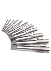 HSS6542 Left Hand Screw Tap M3 M4 M5 M6 M8 M10 M12 M14 M16 M18 M20 Metric Tap Hand Straight Flute Screw Thread Tap Drill Bit