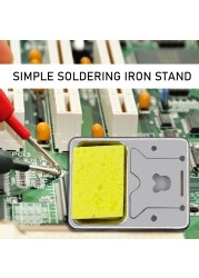 Electric Soldering Iron Stand Holder Mini Portable Welding Welding Arc High Temperature Resistance Welding Safety Tool