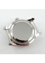 46mm 316L Steel Black Bezel Watch Fit ETA 2836 Miyota 8215 821A DG 2813 3804 movement