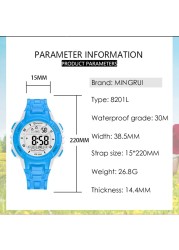 Teenager Sports Watch Waterproof Student Watches Men Women Electron Wristwatch For Girls Boys Luminous Children Digital LED Watch