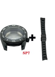 Watch modified parts solid 42mm sterile stainless steel SPB185/187 style watch case and bracelet suitable for NH35/36 movement