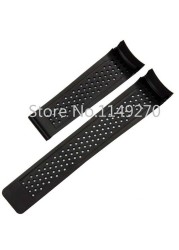 Breathable Wrist Straps, Elastic, With Stainless Steel Deployment Buckle, For Swimming, 22mm, 24mm