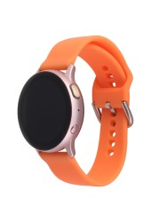 20mm 22mm Silicone Strap Band For Samsung Galaxy Watch 3 Active 2 Huawei GT 2E GT2 GT2E Amazfit 46mm Sport Bracelet Accessories