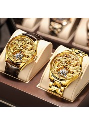 OUPINKE Luxury Brand Men's Mechanical Watches Automatic Automatic Movement Waterproof Sapphire Mirror Tourbillon Skeleton