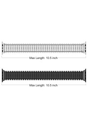 Stretch strap for apple watch 7 band 45mm 44mm 40mm 41mm 38mm 42 stainless steel spring bracelet iwatch series 3 4 5 6 SE strap