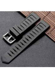 Luxury men's watch strap, silicone rubber, 20mm, 22mm, tag carry strap, Heuer drive timer