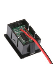 0.36 inch 0.36" digital voltmeter red green blue dc 0v-100v 3 lines 3 digits voltage meter led color display panel for arduino