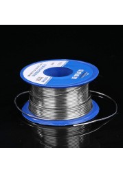 50g Soldering Solder Wire High Purity Low Fusion Spot 0.5mm 0.8mm 1.0mm Rosin Solder Wire Roll No Clean Tin BGA Soldering