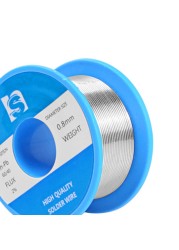 60/40 50g 0.8mm High Purity Soldering Wire Roll Low Melting Point Soldering Core Tin Welding Wire Repair Tools