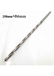 1pc 2-6mm Hand Drill Bit HSS Twist Drill Bit Set Micro Aluminum Hand Drill Woodworking Drill Rotary Tools 160-300mm