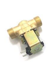Brass G1/2'' Thread Pressurized Electric Solenoid Valve DC12/24V AC220V Normally Closed Suitable For Durable Water Heater