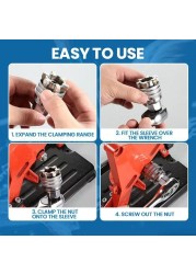 Electric Drill Magic Sleeve Converter Adjust 10mm To 19mm With Ratchet Wrench Universal Wrench Electric Wrench Sleeve Converter