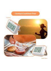 High Quality LED Digital Kitchen Countdown Timers Time Reminder For Cooking Stopwatch Shower Study Counter