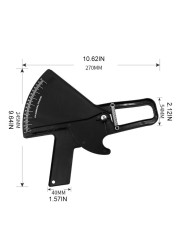 الدقة Skinfold الفرجار قياس الدهون في الجسم 1.0 مللي متر الدقة يقيس حتى 80 مللي متر في الجلد أضعاف سميكة