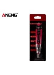 ANENG Digital Tester Pencil Non-contact saft Test Pen AC DC 12-250V Tester Electric LCD Display Screwdriver Voltage Indicator