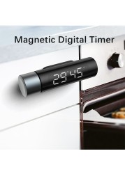 LED Counter Alarm Reminder Magnetic Digital Timer Manual Electronic Countdown Timer For Kitchen Cooking Shower Study Stopwatch