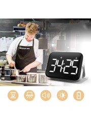LED Digital Small Countdown Digital Timer Countdown Electronic Handmade Kids Time Management Cooking Kitchen Study Book