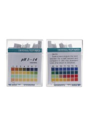 Dropshipping 100 Strips 1-14 PH Indicator Acid Alkaline Paper Water Saliva Test Kit