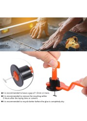 New Tile Leveling System Tool Kit Level Wedges Align Spacers for Level Locator Spacers Plier Floor Tile Wall