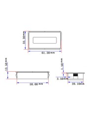 8-70V LCD Lead Acid Lithium Battery Capacity Indicator Voltmeter Voltage Tester