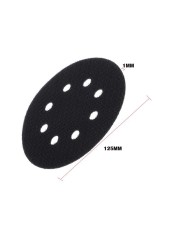 5 inch 8 hole interface pad protection backing pad hook and loop for sanding pads hook and loop sanding disc thin sponge interface pad