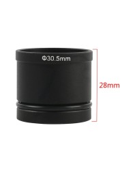 5MP USB Electronic Digital Video Camera Microscope 0.5X Eyepiece C-Mount 23.2mm Adapter 30/30.5mm Ring To Take Photo