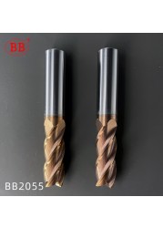 BB 2F 4F Carbide End Mill 1.1mm to 11.9mm CNC Cutter Mini Tool 4 Flute Metal Steel Wood Cutter