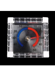 درجة الحرارة ميزان الحرارة نافذة داخلي في الهواء الطلق جدار حديقة داخل صوبة زجاجية المنزل