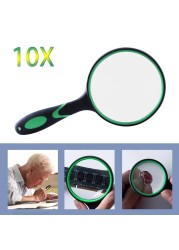 Portable 10X Handy Magnifier Magnifying Glass for Antique Jade Jewelry