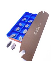 SPB26-2/3/4 SPB32-5 Slotted SPB Turning Insert CNC Tool Holder Deep Groove Plate SP200 SP300 SP400 PC9030/NC3020/NC3030