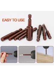 23pcs Wrench Drill Bit Hex Head Allen Wrench Drill Bit Set Metric SAE S2 Steel Hex Bit Set 65mm Long Magnetic Screwdriver Bits