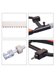 HILIXUN Multifunction Magic Saw Curve Saw Bow Frame Saw Blade Household DIY Woodworking Saw Manual Saw Household Hacksaw