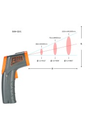 Smart Sensor Digital Non-contact Infrared Termometro Temperature Meter Industrial Infrared Thermometer