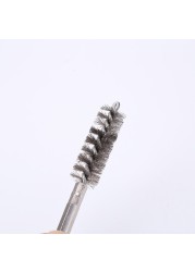 2pcs Stainless Steel ALAZCO 5/8" Wire Brush for Drill Driver Power Driver - Hex Shank Paint/Rust Remover Cleaning Tool for Car
