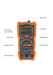 RICHMETERS جهاز القياس الرقمي, جهاز متعدد المتر RM113A/RM113D مع 6000 عد NCV أداة درجة حرارة الجهد مع شفط مغناطيسي وضوء فلاش